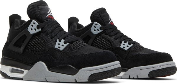 Nike Air Jordan 4 Retro OG GS ‘Black Canva’