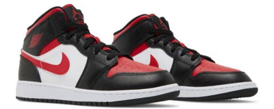 Nike Air Jordan 1 Mid GS ‘Bred Toe’