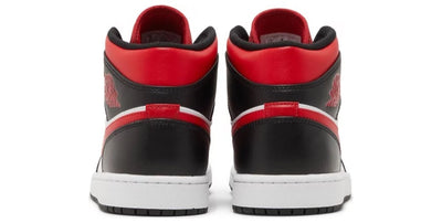 Nike Air Jordan 1 Mid Mens ‘Bred Toe’